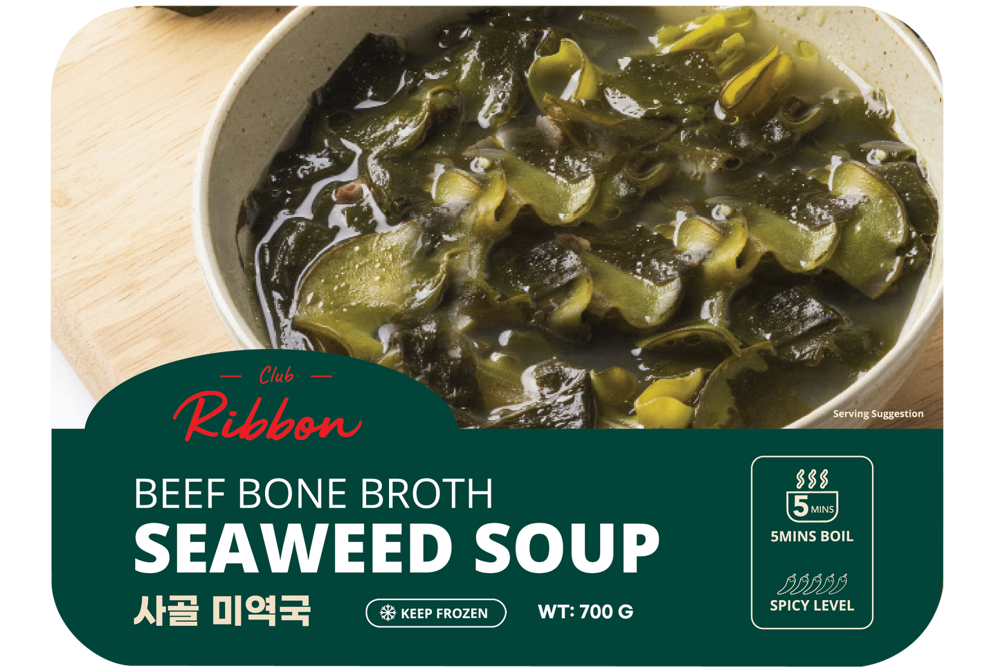 Club Ribbon Beef Seaweed Soup